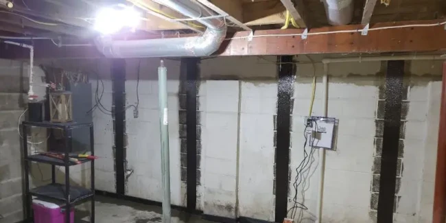 How Does Bowing Wall Repair Work? | All Dry Basement Solutions